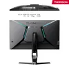 The rear view of a Thomson computer monitor with its stand. Voir les images du produit