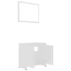 A white bathroom vanity set with a mirror above it, shown against a white background. Náhľad obrázku produktu