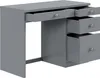 A gray desk with multiple drawers, some of which are open. Náhled obrázku produktu