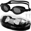 Schwimmbrille Anti-Fog Schwarz Mit UV-Schutz Für Erwachsene Produktbild-Vorschau 1