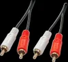 LINDY Audiokabel 1m 2xRCA 2xRCA (Chinch) m/m vergoldet Produktbild-Vorschau 3