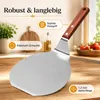 Pizzaschieber Edelstahl 33cm, mit Holzgriff, klappbar, Produktbild-Vorschau 5