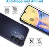 A close-up marketing image showing a phone screen protector and a phone. Produktbild-Vorschau
