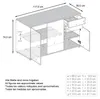 Vladon Sideboard Ben V3, Kommode mit 3 Türen und 2 Produktbild-Vorschau 7
