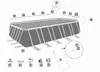 Bestway® Ersatzteil Horizontale Poolstange F (grau) für Produktbild-Vorschau 2