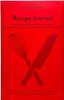 The cover of a red Moleskine Recipe Journal with a silhouette of a whisk and a knife. Anteprima dell’immagine prodotto