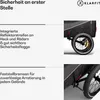 Klarfit Fahrrad-Hundeanhänger mit 324 L XXL-Volumen, Hybrid Produktbild-Vorschau 6