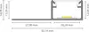 LED Trockenbau-Abschlussprofil 2m EXO-T3H_16 (16 mm) – Produktbild-Vorschau 3