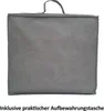 A grey storage bag with a handle is shown against a white background. Text is visible at the bottom. Produktbild-Vorschau