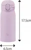 Tazza termica piccola ZOJIRUSHI SM-WS36-VM 360 ml Rosa Anteprima dell’immagine prodotto 2