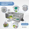 Box per bambini Tappeto Mobiclinic 90 x41 cm Anelli Anteprima dell’immagine prodotto 6