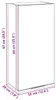 vidaXL Wand-Badschrank Artisan-Eiche 32x20x67 cm Produktbild-Vorschau 8