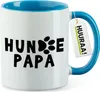 Huuraa Kaffeetasse Hundepapa Tapse 330ml Blau Keramik Produktbild-Vorschau 1