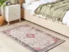 BELIANI Teppich aus Baumwolle Polyester 80 x 150 cm Rot und Produktbild-Vorschau 2