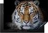 KitchenYeah© Herdabdeckplatte Tiger - Schnee - Schwarz , Produktbild-Vorschau 1