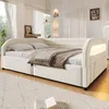Flieks Hydraulisches Schlafsofa 140x200cm mit Led, Produktbild-Vorschau 4