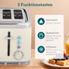 Súprava rýchlovarná kanvica a hriankovač HOMCOM, 1,7 l, Náhľad obrázku produktu 8