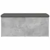 vidaXL Banc avec espace de rangement gris béton 102x42x45 Voir les images du produit 5