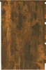 A close-up, full-frame shot of a wooden surface with a dark, rustic finish, resembling the side or back panel of furniture. Anteprima dell’immagine prodotto