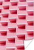 MuchoWow® Poster Rosa - Balkon - Sommer - Architektur Produktbild-Vorschau 1
