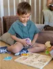 EverEarth Safari-Tiere Puzzle aus Holz – Lernpuzzle zur Produktbild-Vorschau 3