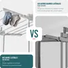 VOUNOT® Stendibiancheria a 4 livelli con rotelle 125x62x173 Anteprima dell’immagine prodotto 4