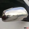 Kryty zrcátek pro Škoda Fabia 1999-2007 nerezová ocel Náhled obrázku produktu 3