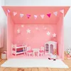 Olivia’s Little World Puppenschrank in Weiß mit Blumenmotiv Produktbild-Vorschau 2