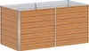 vidaXL Lit surélevé brun clair 160 x 80 x 77 cm Acier Voir les images du produit 1