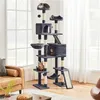 Yaheetech Katzenkratzbaum 206 cm deckenhoch, stabiler Produktbild-Vorschau 2
