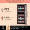 Klarstein vinotéka, slim, sklenené dvere, 2 zóny, LED, 5-18 Náhľad obrázku produktu 3