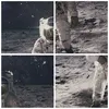 Bild auf Leinwand - Leinwandbild - 3 Teile - Mond Erde Produktbild-Vorschau 8
