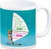 Surferin Kaffeebecher mit Spruch auf dem Segel Produktbild-Vorschau 1