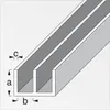 alfer Führungsschienen-Profil, oben 1 m, 10 x 6 x 1.3 mm Produktbild-Vorschau 2