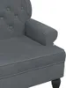 Panca con schienale grigio scuro 119,5x64,5x75 cm in Anteprima dell’immagine prodotto 7