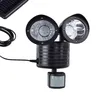 LED Solar Wandleuchte, Bewegungsmelder, schwenkbar, schwarz Produktbild-Vorschau 4