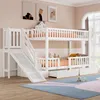 MODFU Etagenbett Kinderbett 90x200cm mit Rutsche und Produktbild-Vorschau 3