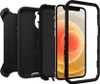 An exploded view of an iPhone 12/12 Pro case, showing its multiple layers and the phone itself. Anteprima dell’immagine prodotto