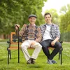 3-Personen-Gartenbank, Retro-Parkbank mit Lattensitz und Produktbild-Vorschau 3