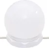 A close-up of a white LED light bulb with a white base, attached to thin wires. Voir les images du produit