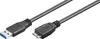 USB 3.0-SuperSpeed-Kabel, Schwarz Náhľad obrázku produktu 3