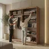 BEAUTYSOFA | Armoire HELA 180 cm en chêne Artisan – Armoire Voir les images du produit 3