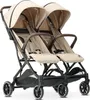 DERYAN Luxe Rolo X2 Podwójny wózek - Duo wózek - Nugat Podgląd zdjęcia produktu 1