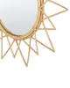 BELIANI Wandspiegel Natürlich Rattan 61 cm Rund Sonnenform Produktbild-Vorschau 5