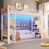 Hoogslaper 90 x 200 cm met LED-lichtbalk, geïntegreerde Productafbeelding-voorbeeld 2