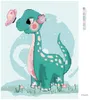 Diamondi - Diamond painting - DINOSAURIER MIT Produktbild-Vorschau 3
