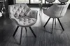 riess-ambiente Drehbarer Stuhl THE DUTCH COMFORT grau Samt Produktbild-Vorschau 8