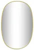 vidaXL Specchio da parete Golden 50x35 cm Anteprima dell’immagine prodotto 1