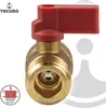 tecuro MINI Kugelhahn beidseitig Außengewinde G 1/2 Zoll Produktbild-Vorschau 5