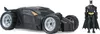 A toy Batmobile and a Batman action figure are displayed against a white background. Produktbild-Vorschau